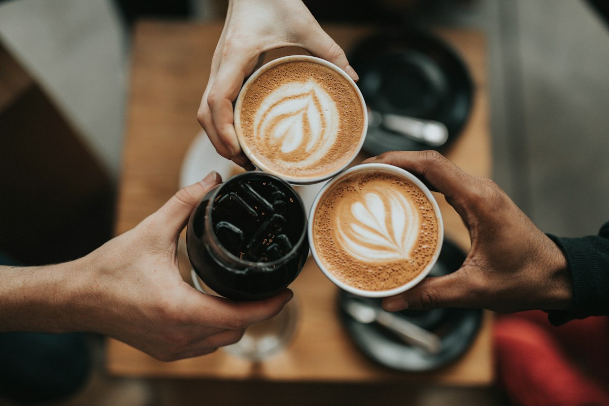 Momento di calma in un caffè